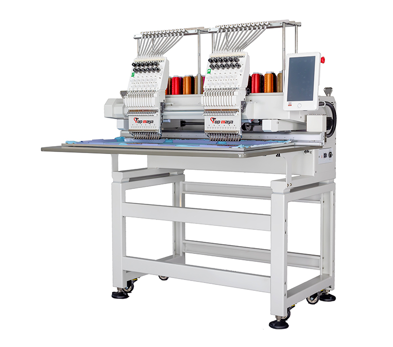 Multi-head embroidery machine