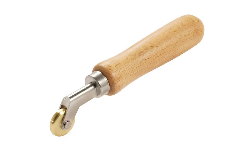 Pressure roller 6 mm, brass