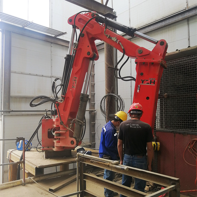 Stationary Type Pedestal Breaker Boom System