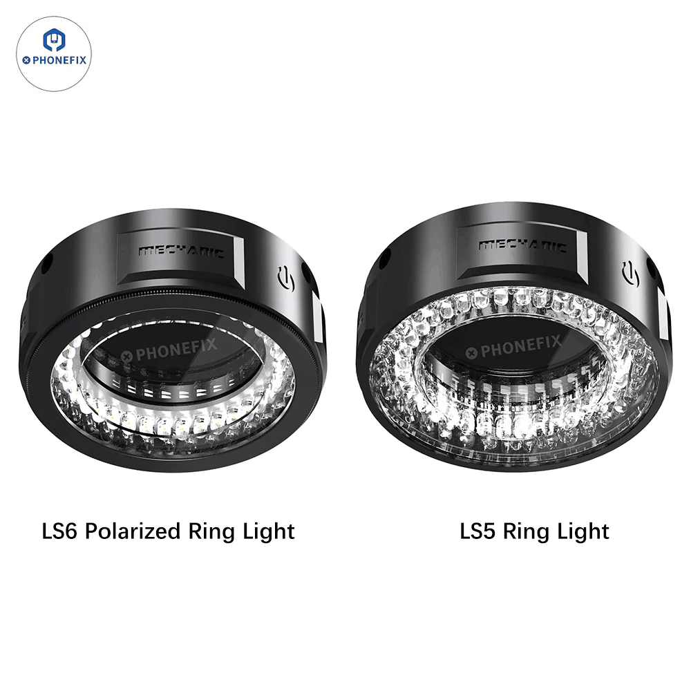 Advanced Polarized Ring Light for Mobile Repair by Mechanic LS6