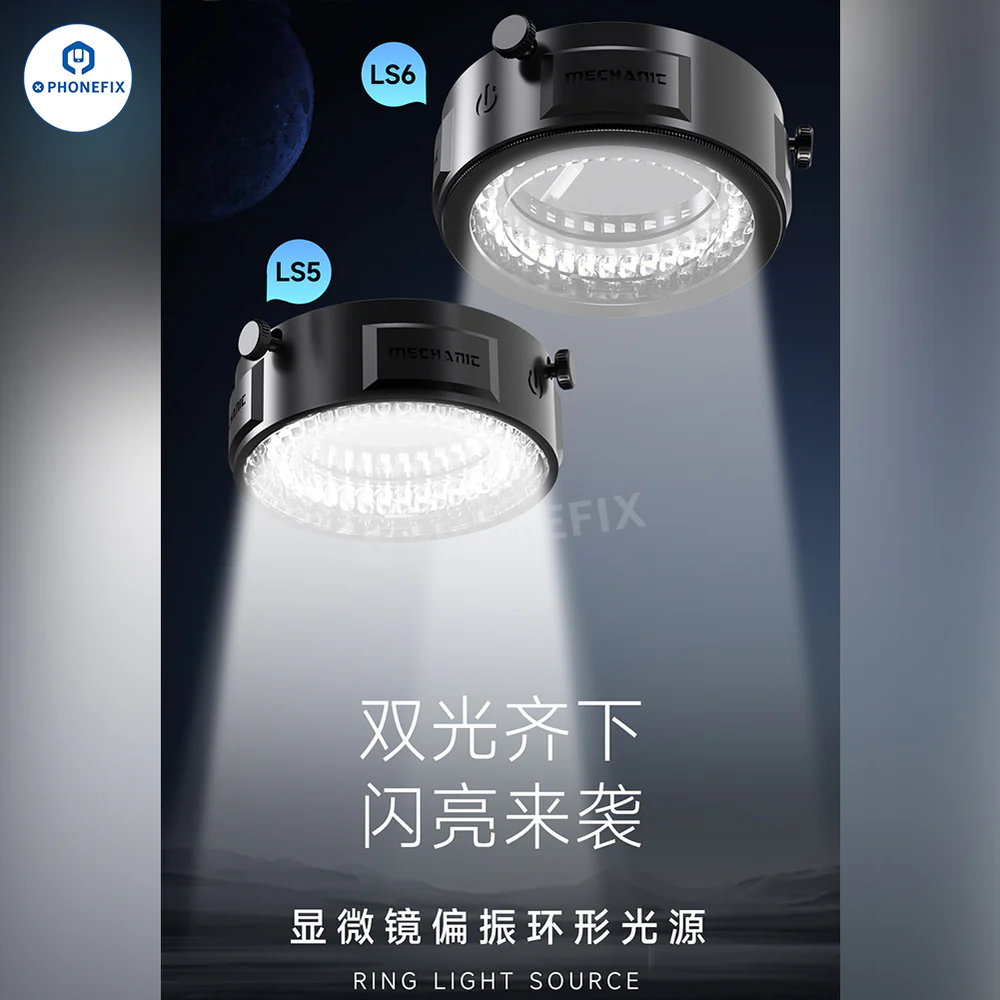 Advanced Polarized Ring Light for Mobile Repair by Mechanic LS6