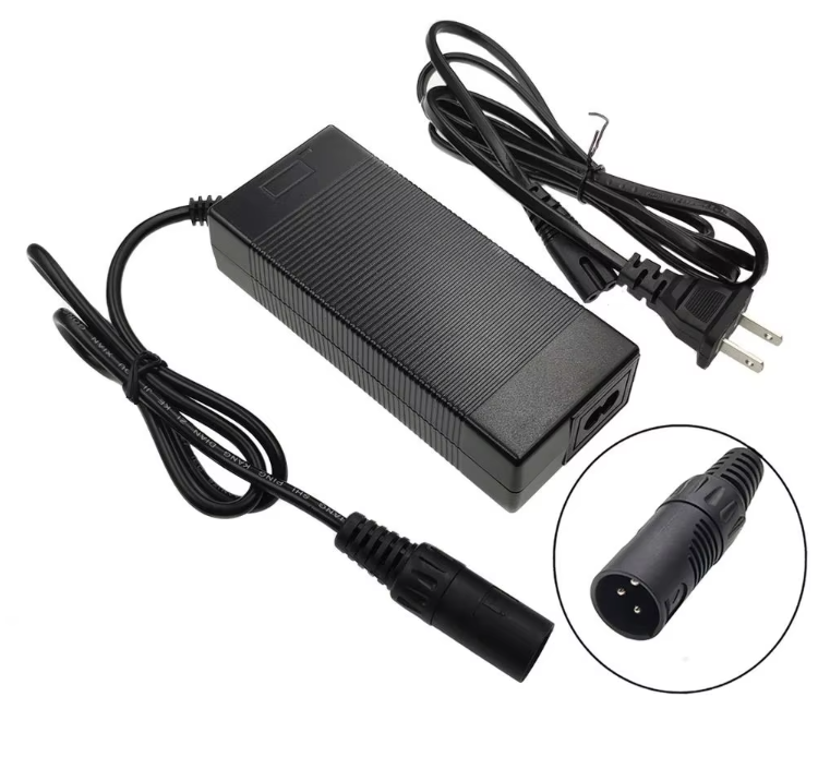 36V Charger 42V 2A Electric Bike Lithium Battery Charger for 36V Lithium Battery Pack With 3-Pin XLR Socket/connector
