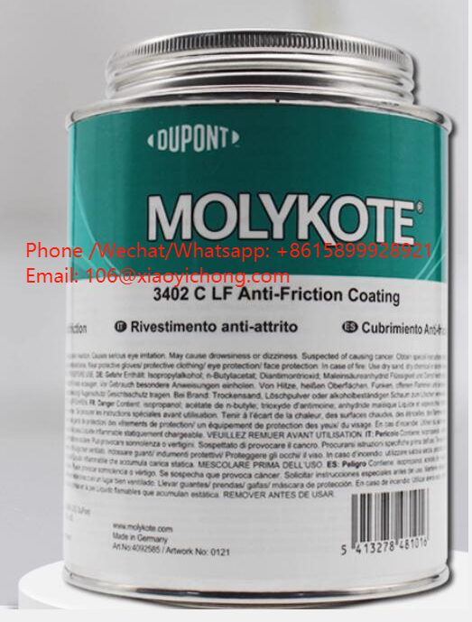 Molykote 3402-C LF Anti-Friction Coating Used for Sliding Contact of Metal/metal Combinations