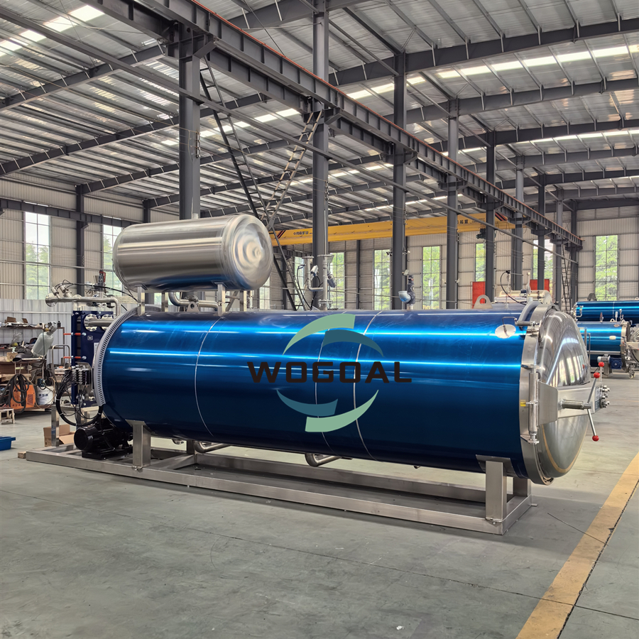 Electric Water Spray Autoclave Sterilization Machine for Glass Jars