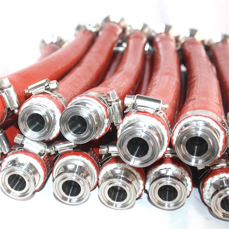 Corrugated PTFE hose