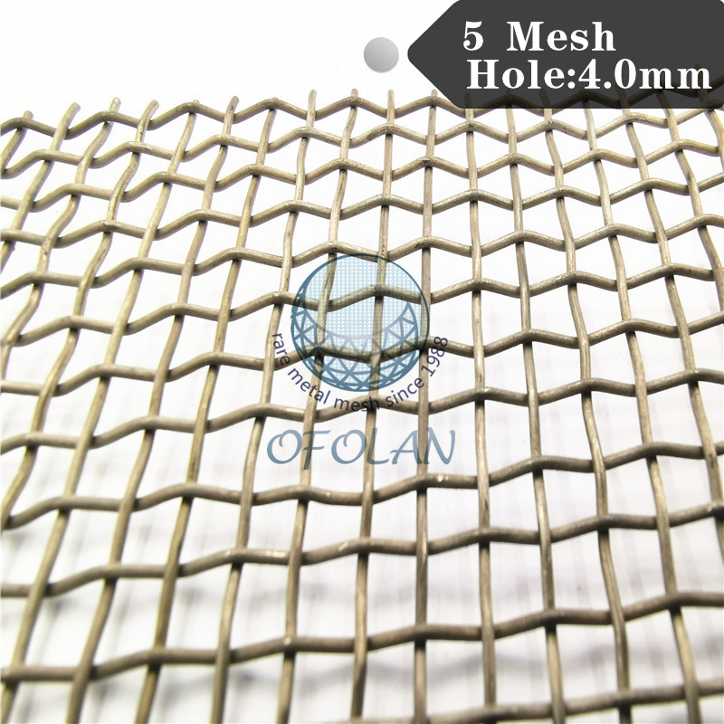 Ruthenium Iridium Coated Titanium Mesh Ru-Ir-Ti Oxide Coating Titanium Anode NaOH & Chlorine Production
