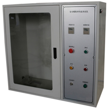 Safety hat flame retardant performance tester