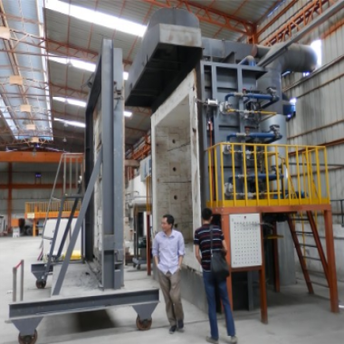 INTERMEDIATE SCALE INDICATIVE FIRE RESISTANCE TEST FURNACE