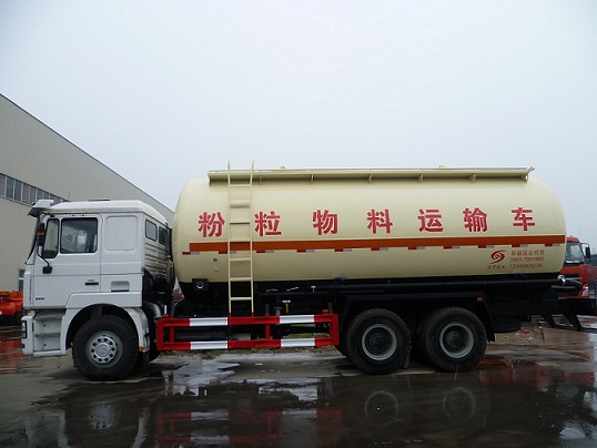 Chemical tanker truck, bulk cement tanker