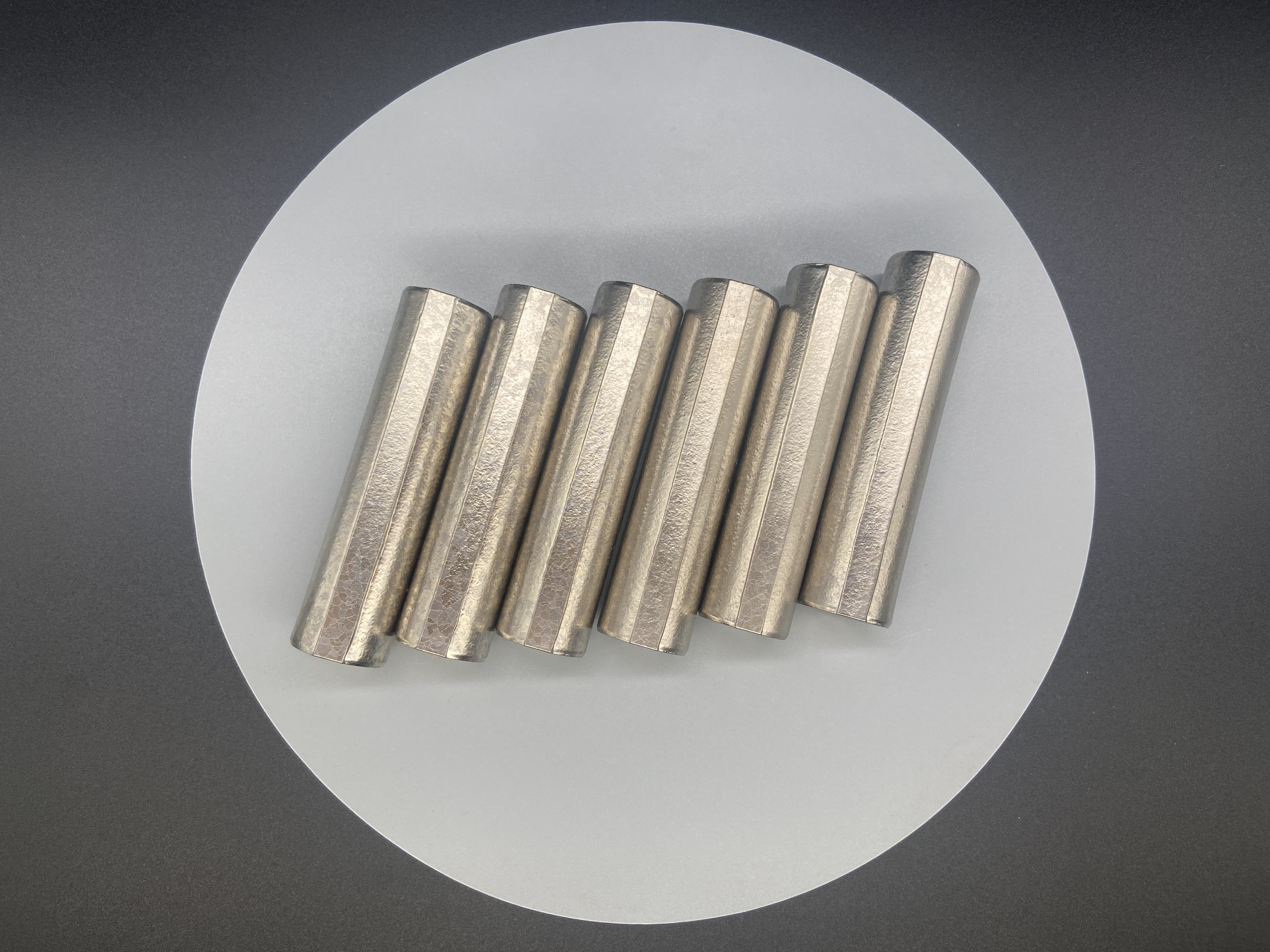 High-density titanium carbide rods are preferred for stamping dies