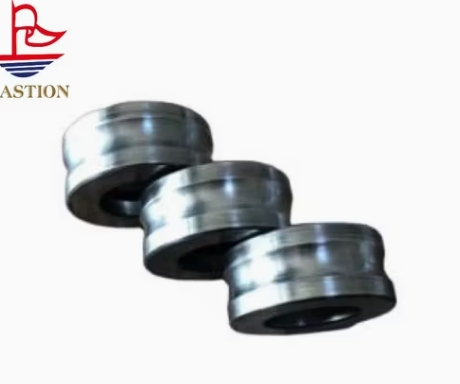 Titanium carbide guide wheels with smooth operation and low vibration