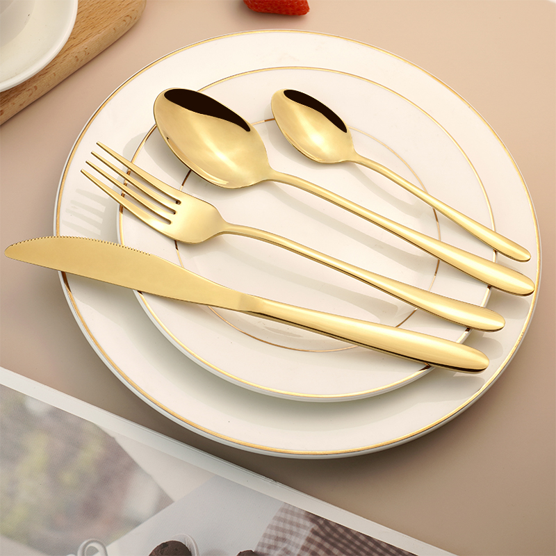 4 Pieces Stainless-Steel Silverware Set