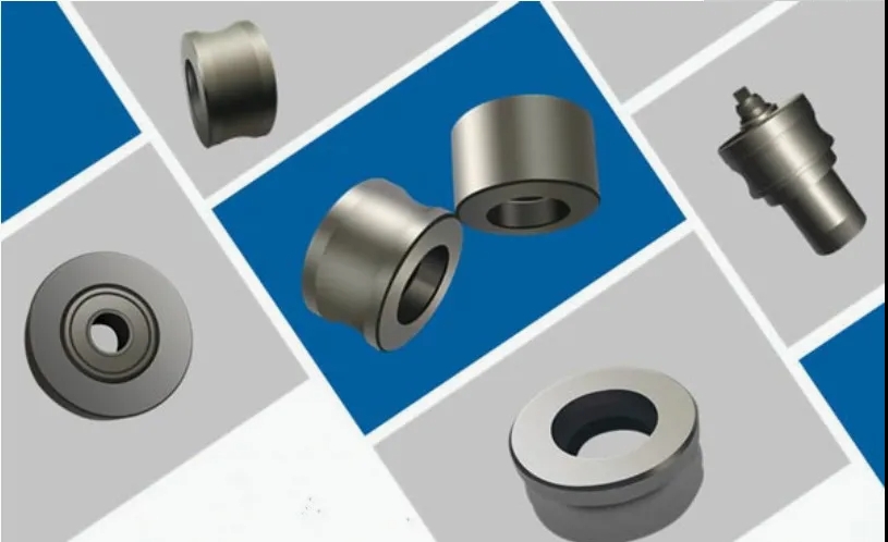 Titanium carbide hard alloy guide wheels are wear-resistant and durable