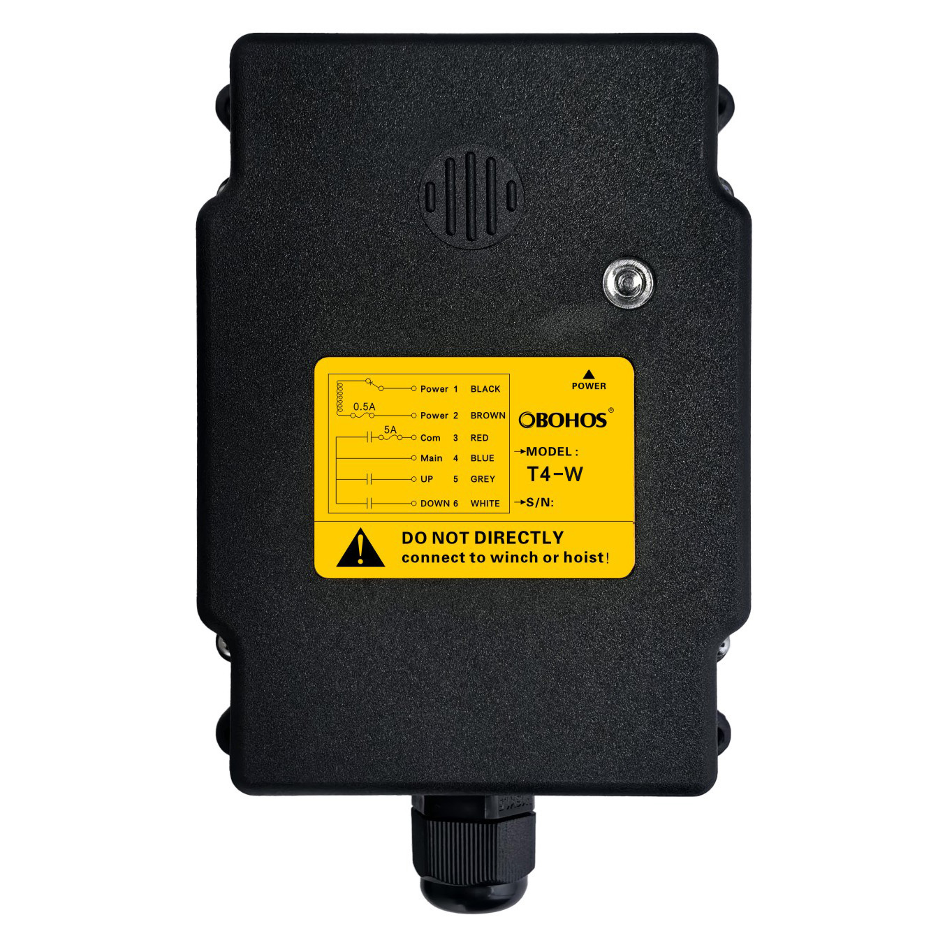 T4-W winch control, radio control, remote control system, motor control