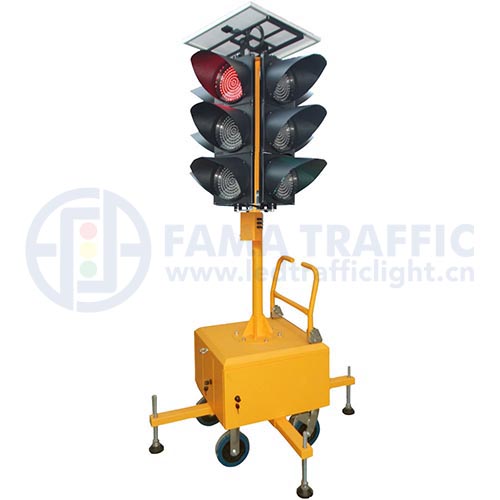 3m LED Solar Traffic Light