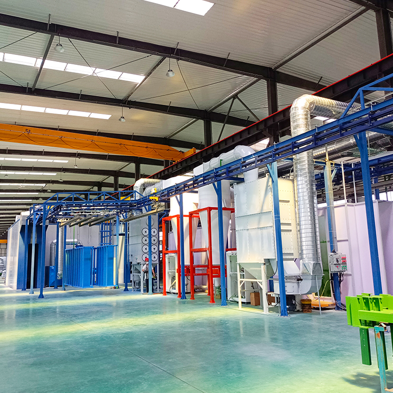 Accumulation Type Powder Spraying Line