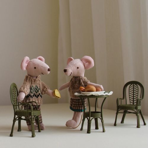 Miniature Dollhouse Dining Room Set