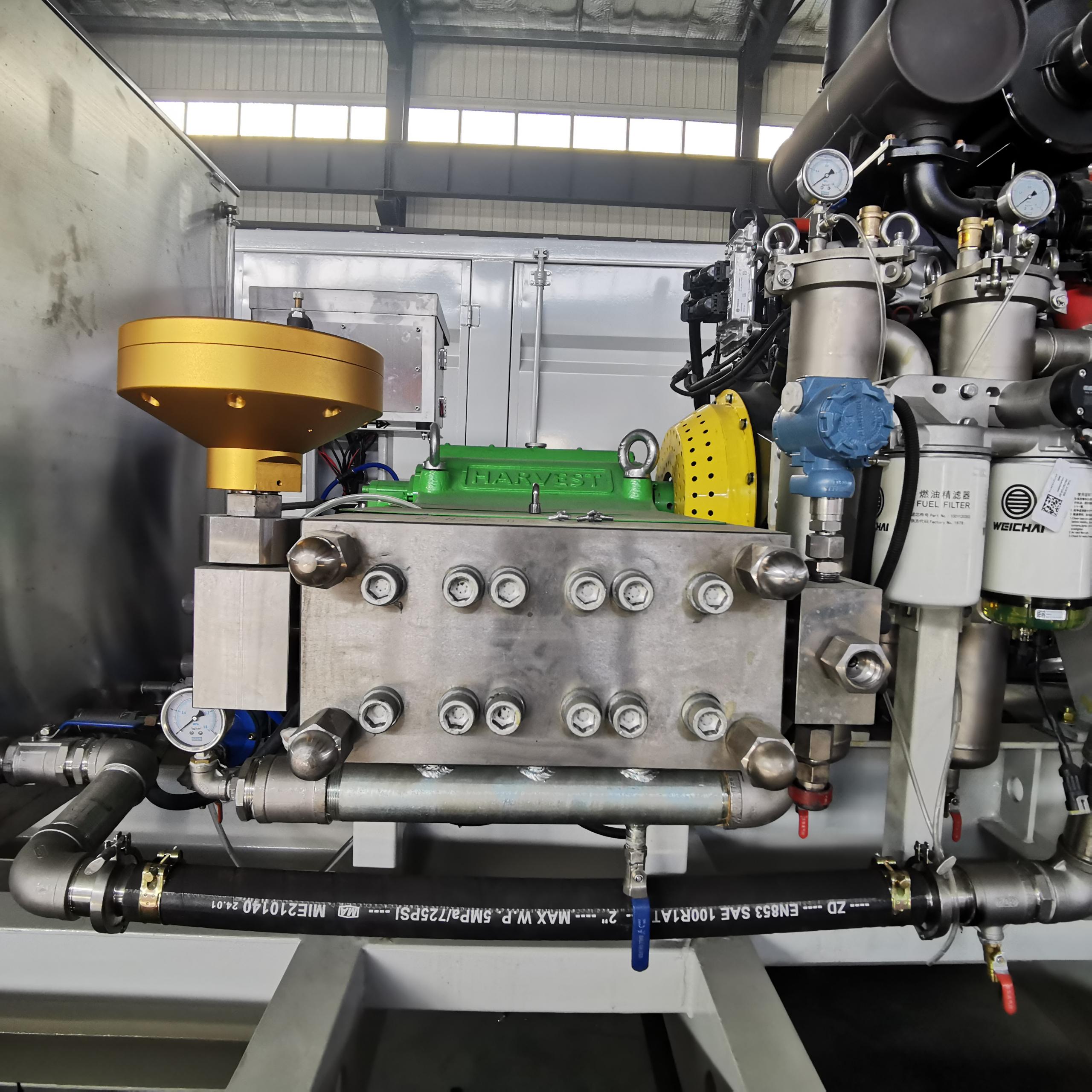 Ultra-High Pressure Waterjet Pump for Road Marking Removal