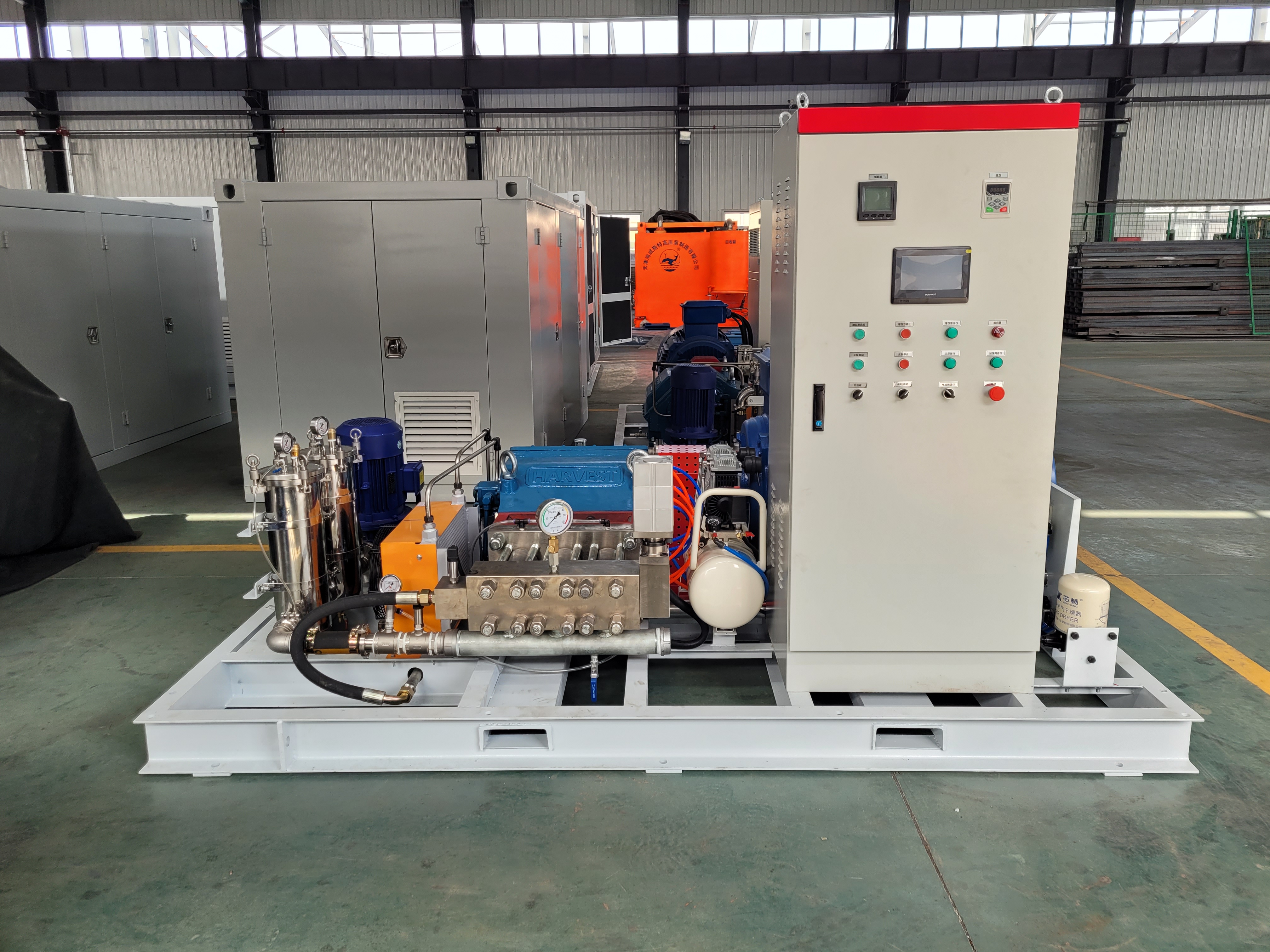 Pipeline Pressure Testing and Water Injection Pump with 250kW