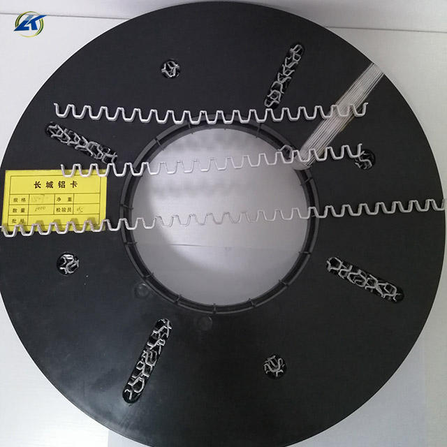 15-10/5x1.5 R clips Aluminum Sausage continuous Clips with competitive price Silicone Adhesive Clips
