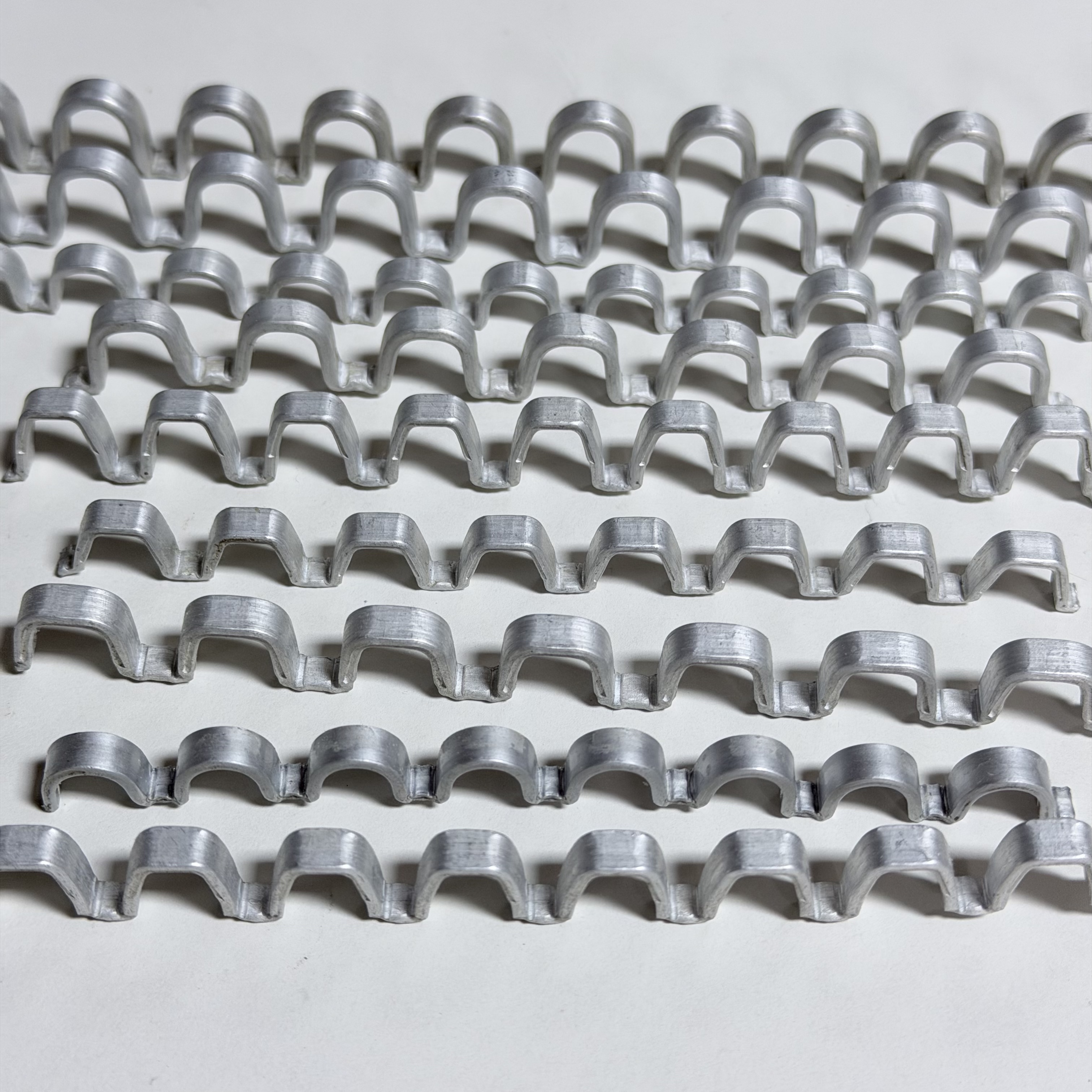 15-10/5x1.75 Heavy Duty reel clips Food Standard Packing Use Aluminum Great Wall shaped sausge casing R-Clips poly clips