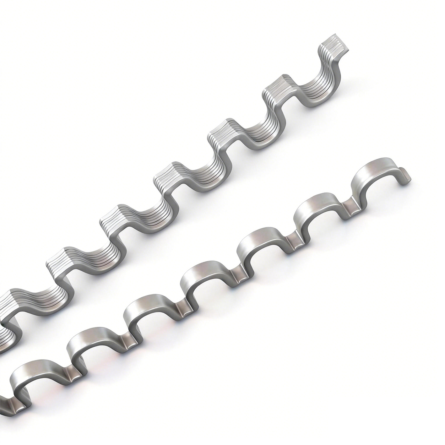 18-9/5*2 R clips Aluminum Sausage continuous Clips with competitive price Silicone Adhesive Clips