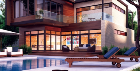 Outdoor 10-year warranty high weather-resistant wood grain powder