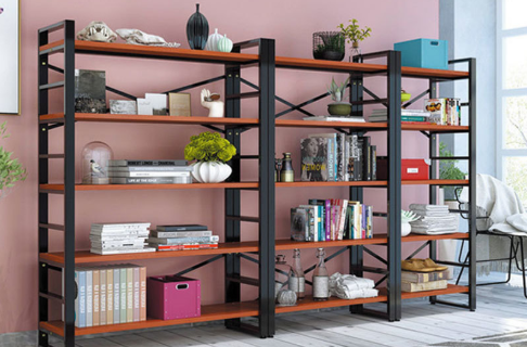 Storage rack powder coating