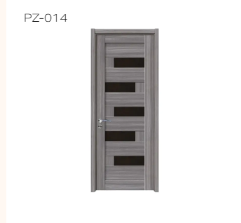 Simple Gray With Black Stripes Panel Door