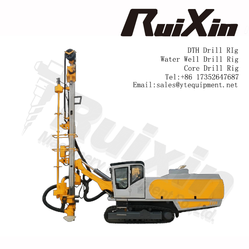 D470D Φ138-165mm Integrated Dth Surface Drilling Rig For Mining