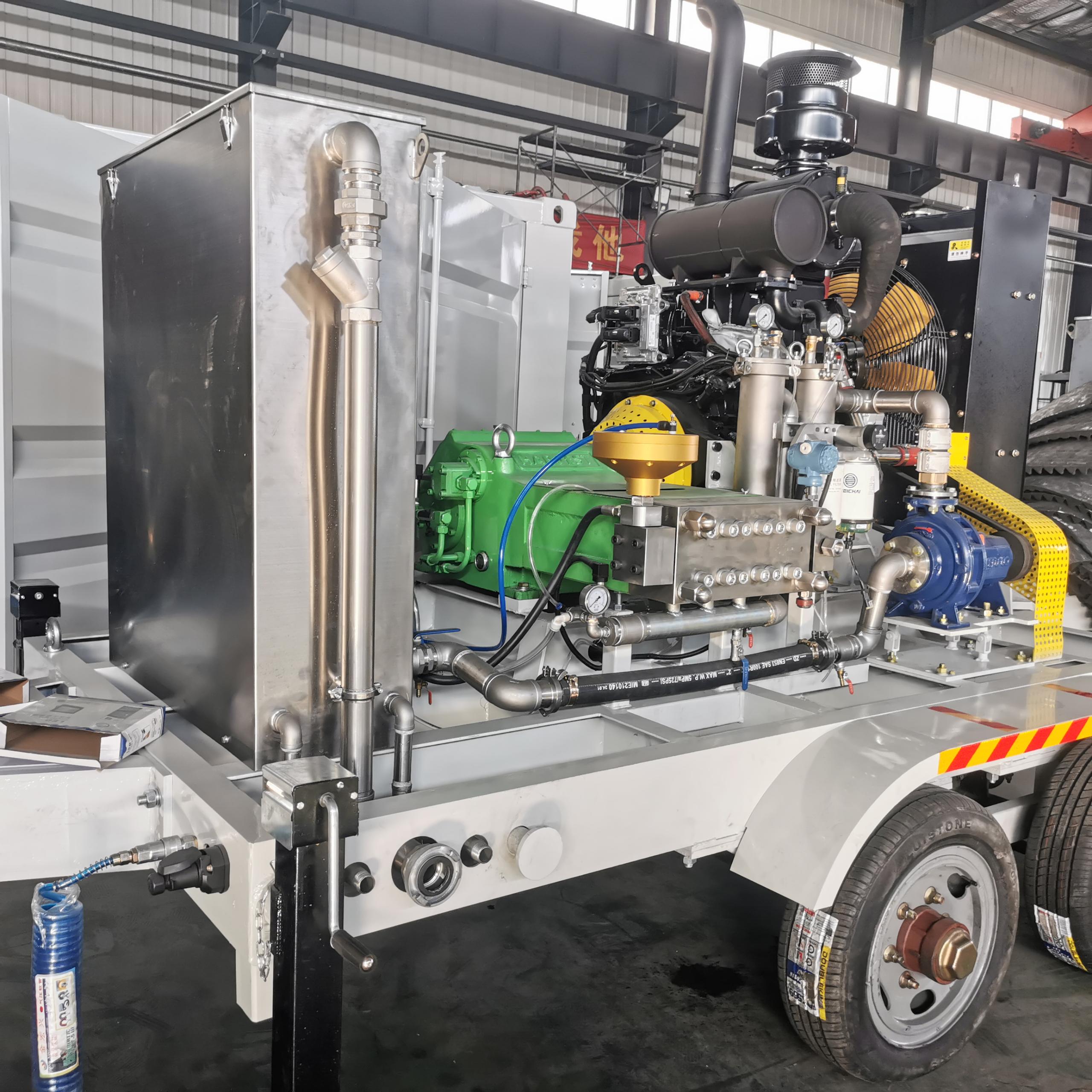 High - pressure water jet working pump for condensers