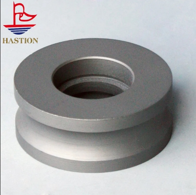 Industrial-specific titanium carbide guide wheels