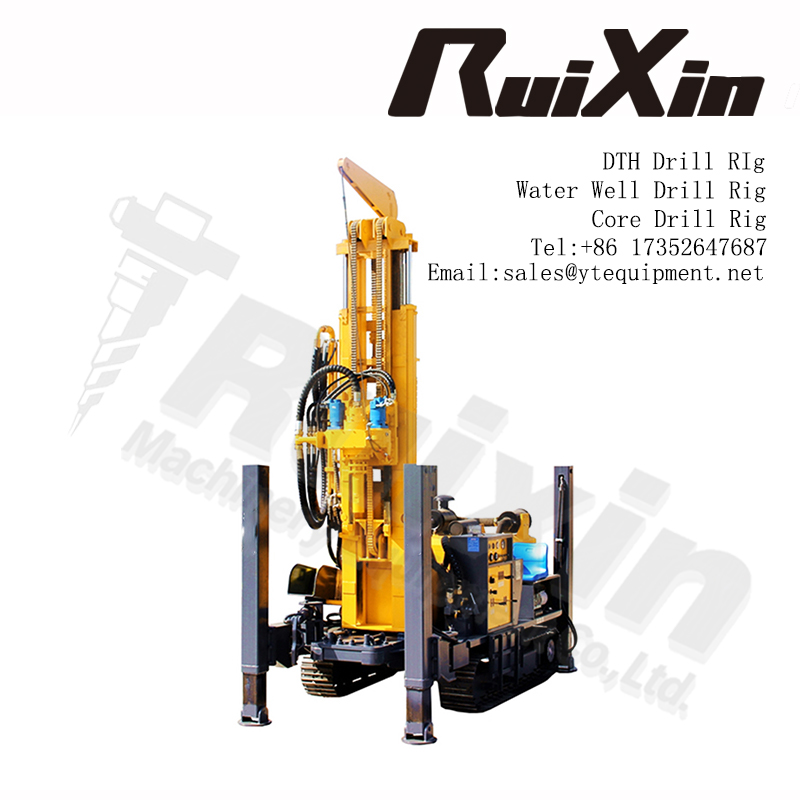 300m Drilling depth Factory Price Hydraulic Rotary Drilling Rig Machine