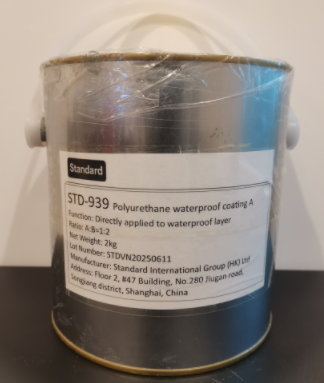 Polyurethane waterproof coating A STD-939