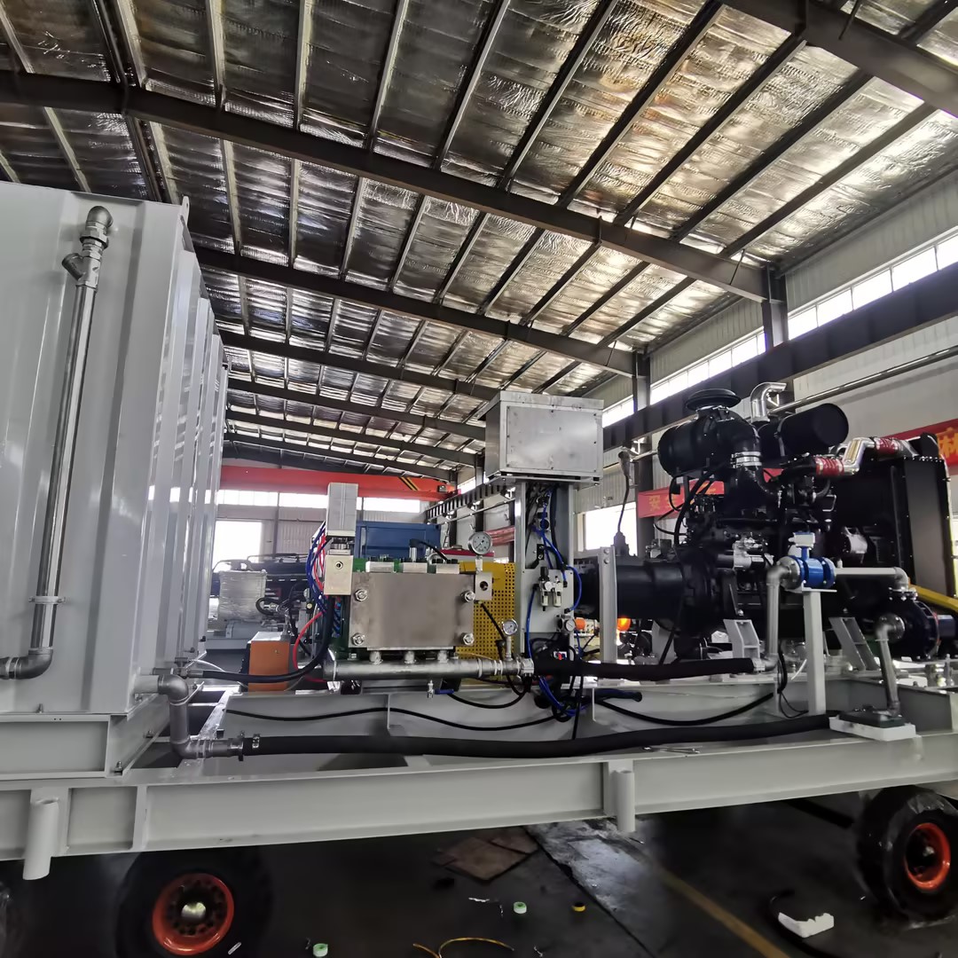 High Flow Rate Plunger Pump for High Pressure Water Jet Metal Cutting