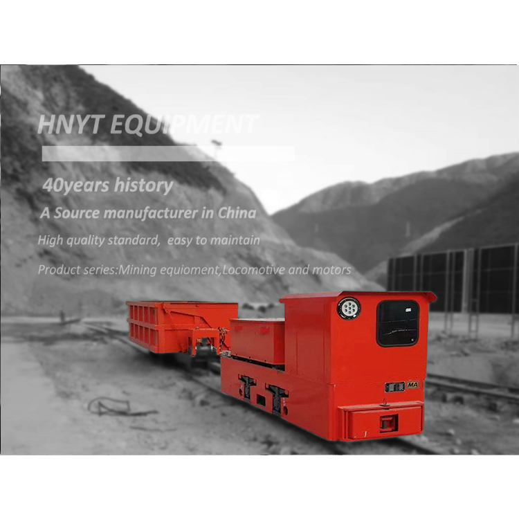 5 ton explosion-proof battery locomotive with 7.5kw DC motors