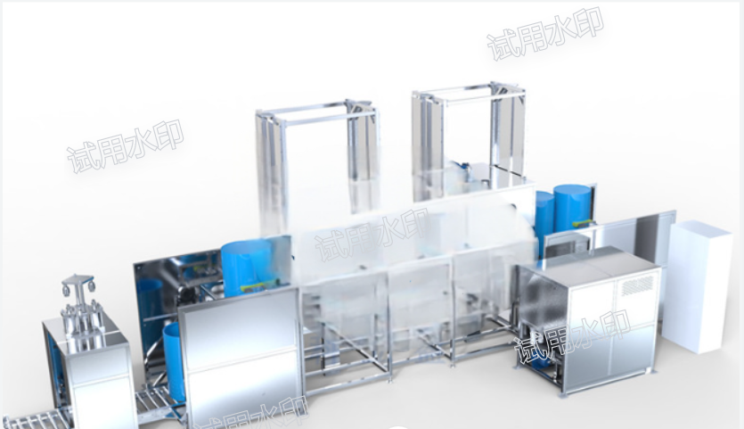 50-125L automatic drum cleaning equipment, 11 to 28 gallon barrel washer