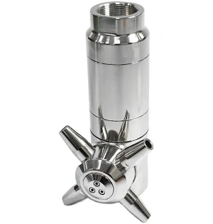 Rotary tank cleaning machine