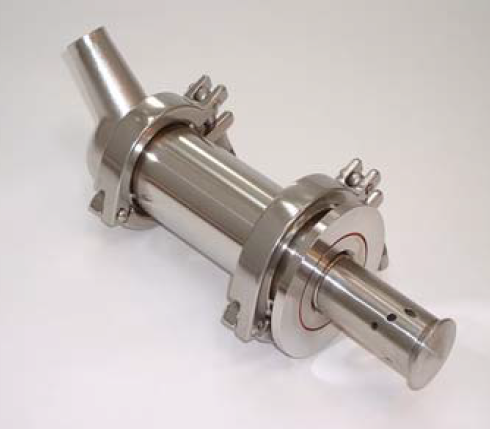 Retractable CIP rotary spray nozzle