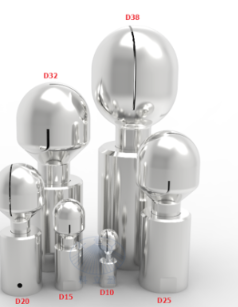 CIP rotary spray ball, tank cleaning spray balls