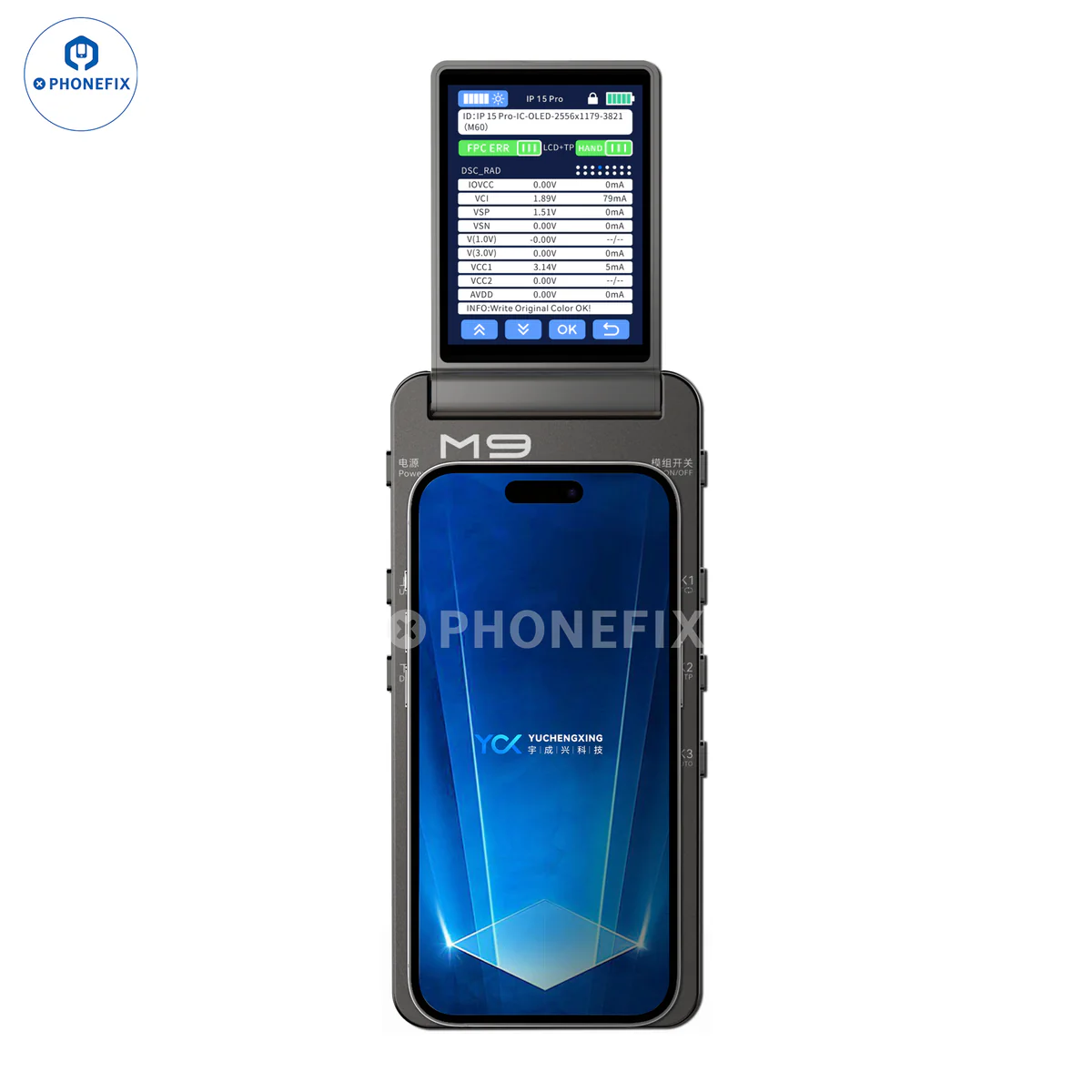 YCX M9 Professional Screen Tester for True Tone and Refresh Rate Testing