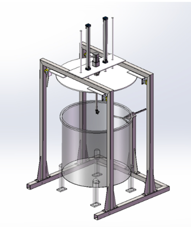 Mobile reactor cleaning machine