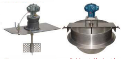 Custom horizontal plate air-powered mixers