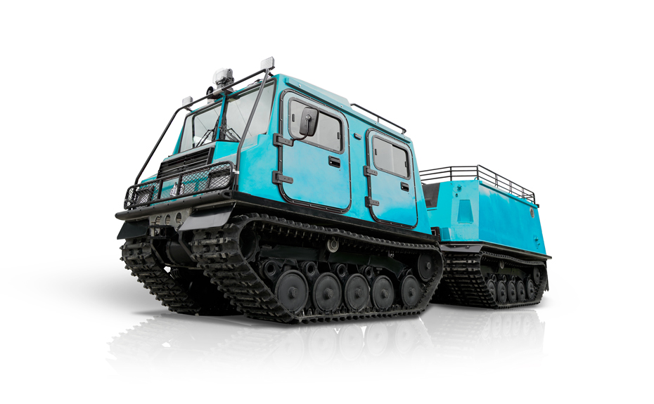 Double-Carriage Tracked Utility Terrain Vehicle