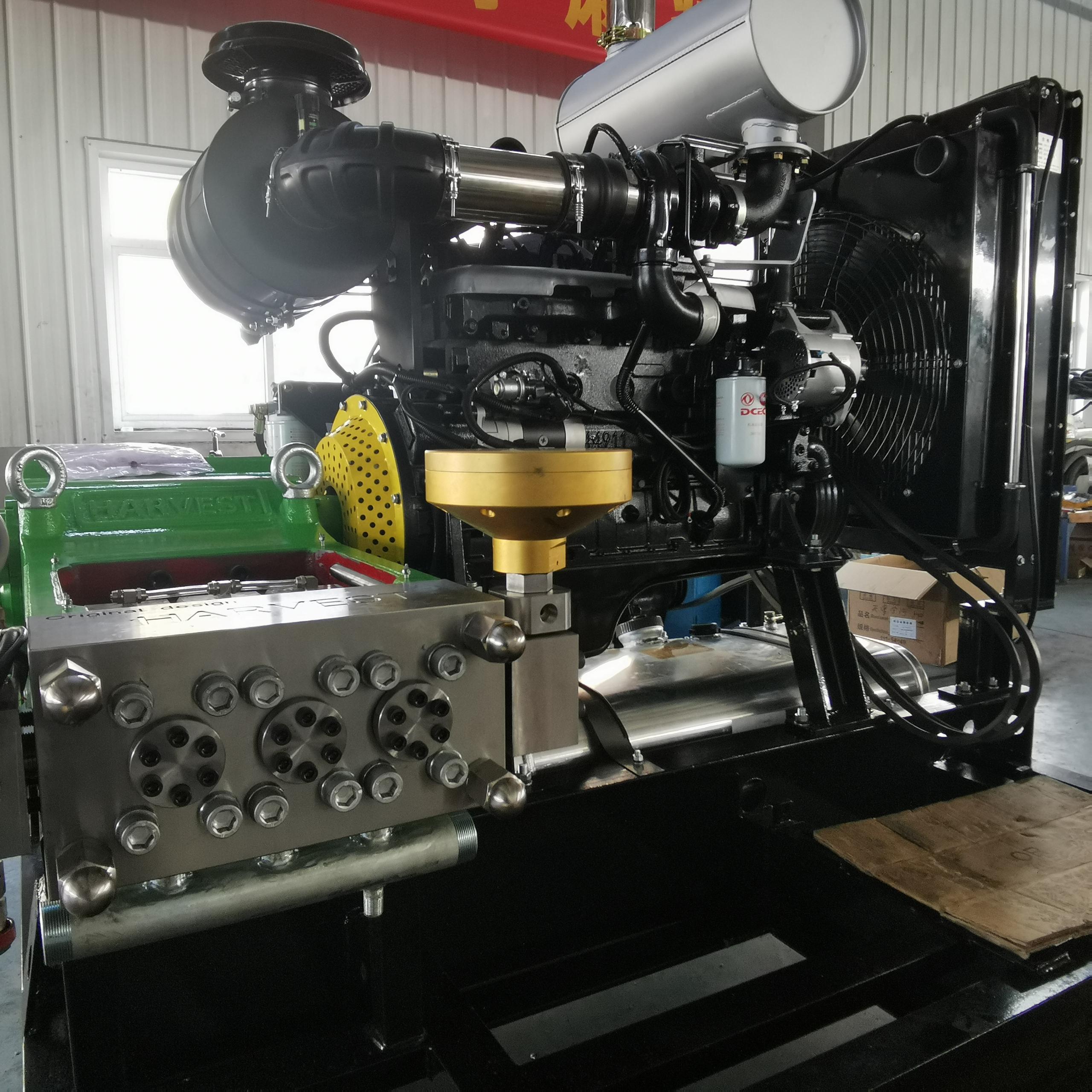 Water jet high pressure pump for condensers