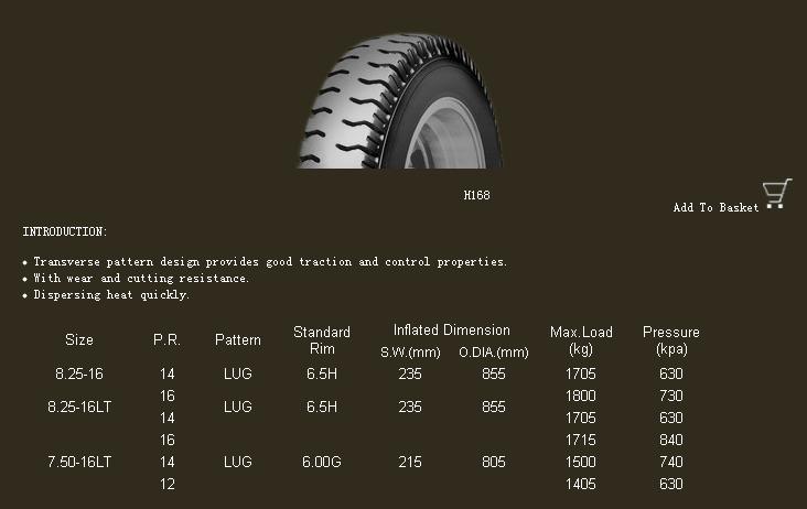 Truck/Light Truck Bias Tyre