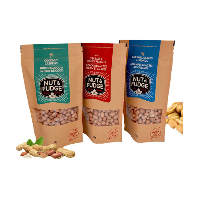 37-Zip lock kraft paper bag with window