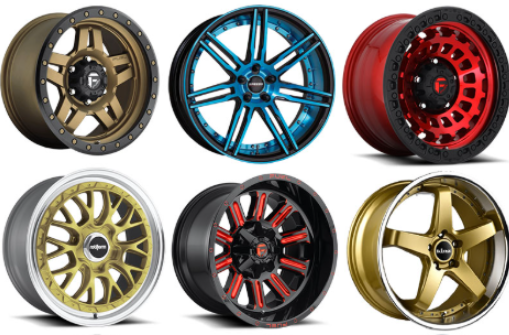 Aluminum wheel hub powder coating series