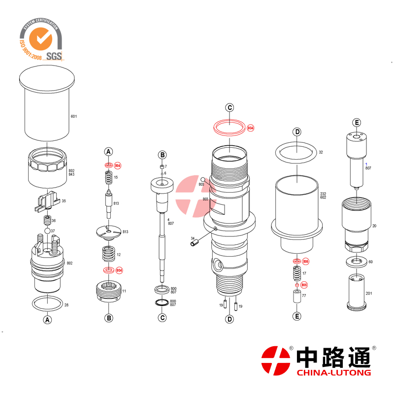 Common Rail Fuel Injector Nozzle DLLA150P1606 Common Rail Fuel Injector Nozzle DLLA150P1622