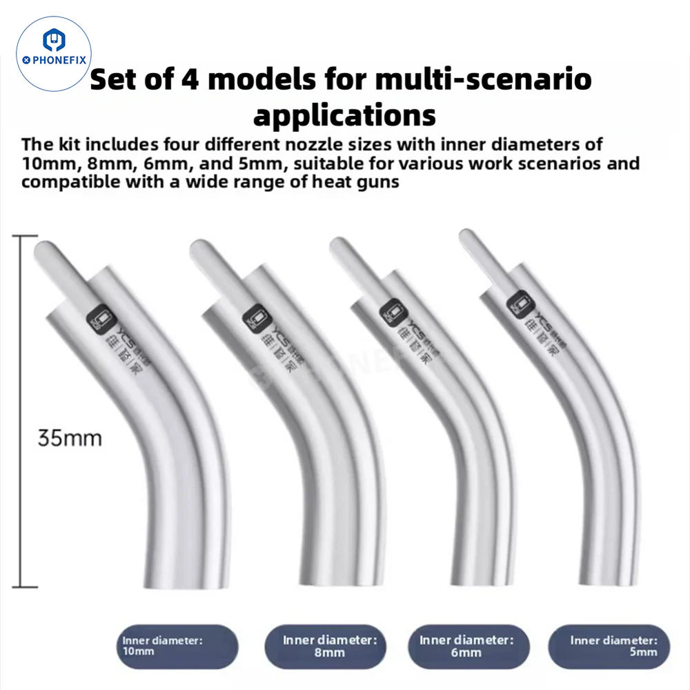 YCS bending air gun nozzle